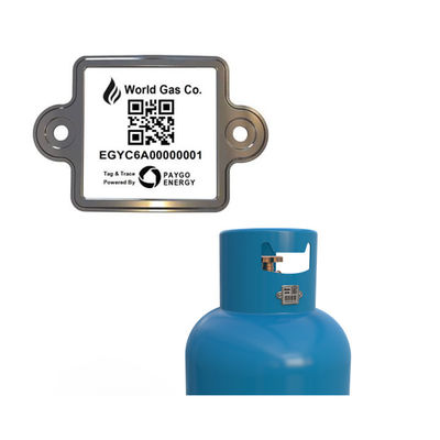 Cylinder Digital Identity Identity ด้วยฉลากบาร์โค้ด QR Anti-UV