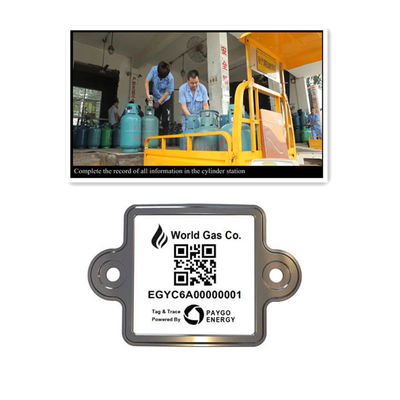 LPG กระบอกบาร์โค้ดแท็ก QR Code เพียงแค่สแกนโดย PDA หรือมือถือ