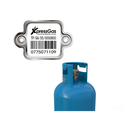 LPG กระบอกบาร์โค้ดฉลากเยื้องดิจิตอลเพียงแค่สแกนโดย PDA หรือมือถือ