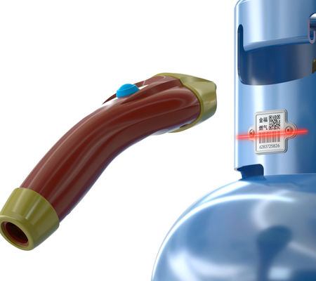 Cylinder Bar Code Label ทนต่ออุณหภูมิสูง 1900F สำหรับจัดการถังแก๊ส LPG