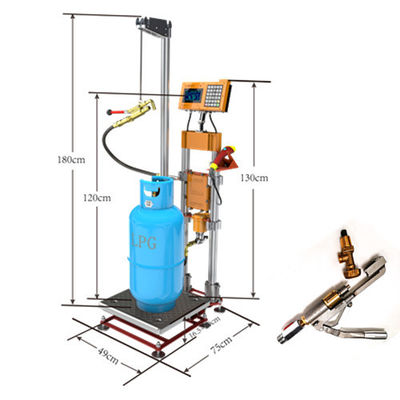 ATEX เครื่องบรรจุแก๊สหุงต้ม LPG แบบป้องกันการระเบิดการถ่ายโอนข้อมูลแบบไร้สาย